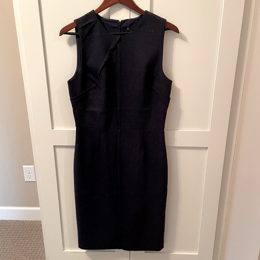 Banana Republic Navy Tweed Dress Like New